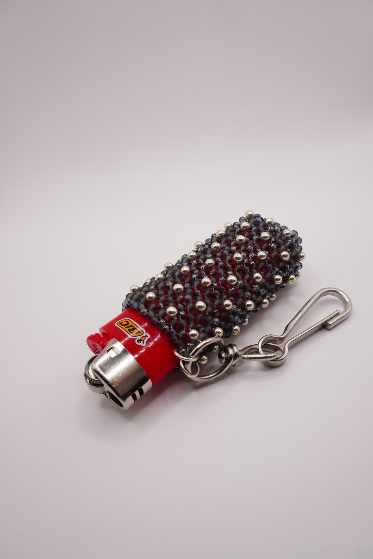 Lighter holder (Mix grey, Silver dots)