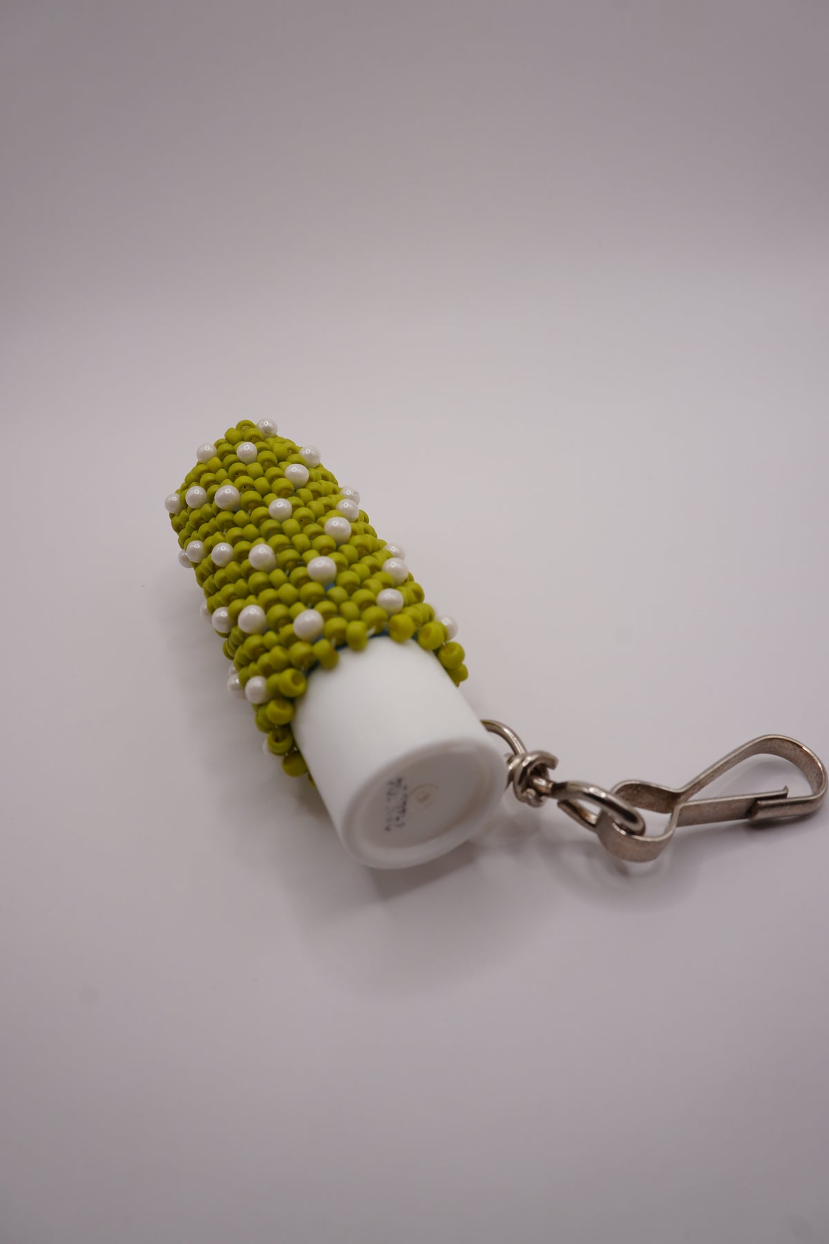 Medium Lipstick holder (Matt light green , White dots)