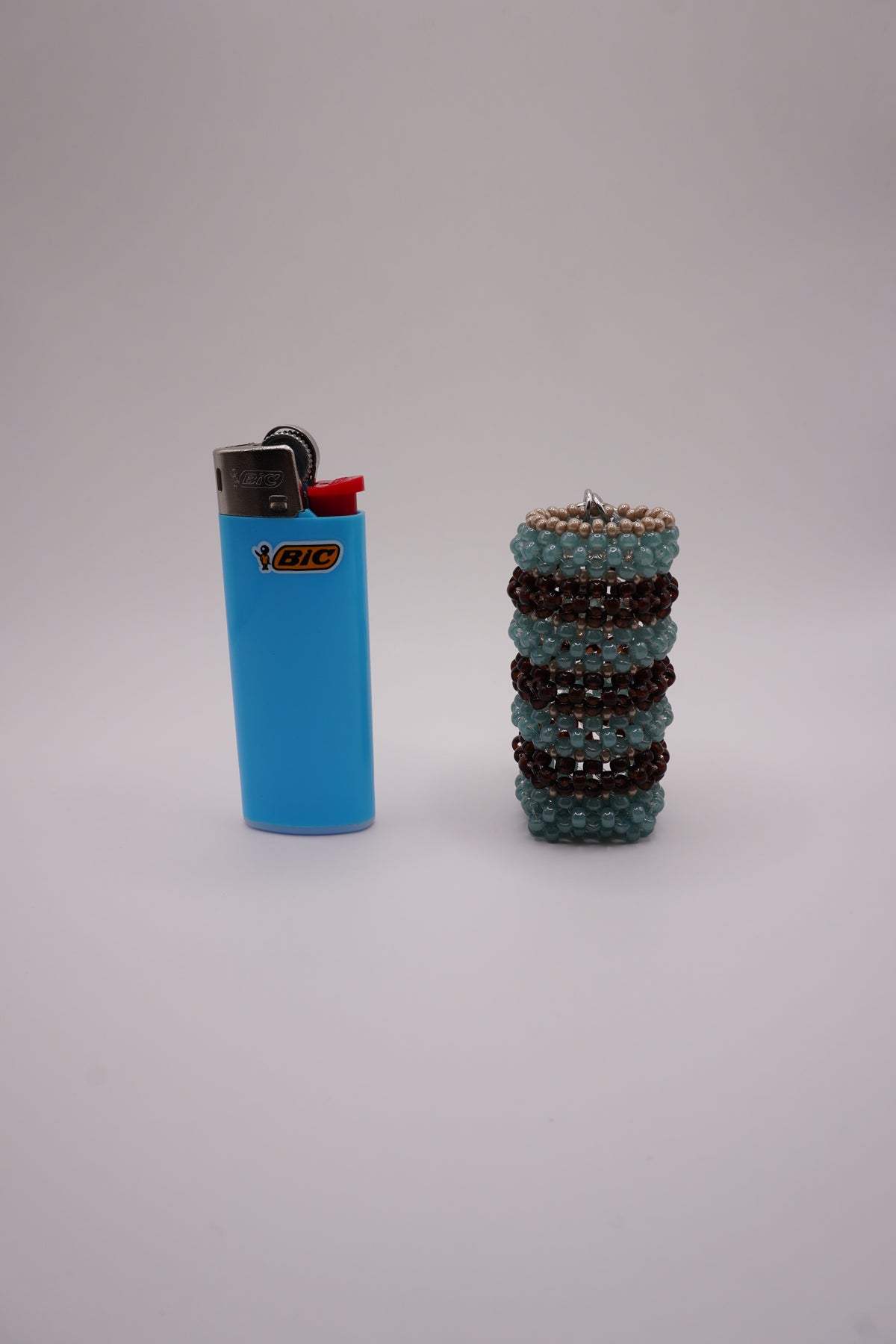 MINI Lighter holder (Brown, Dirty blue)