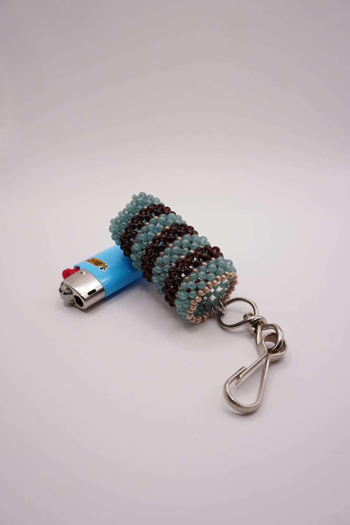 MINI Lighter holder (Brown, Dirty blue)