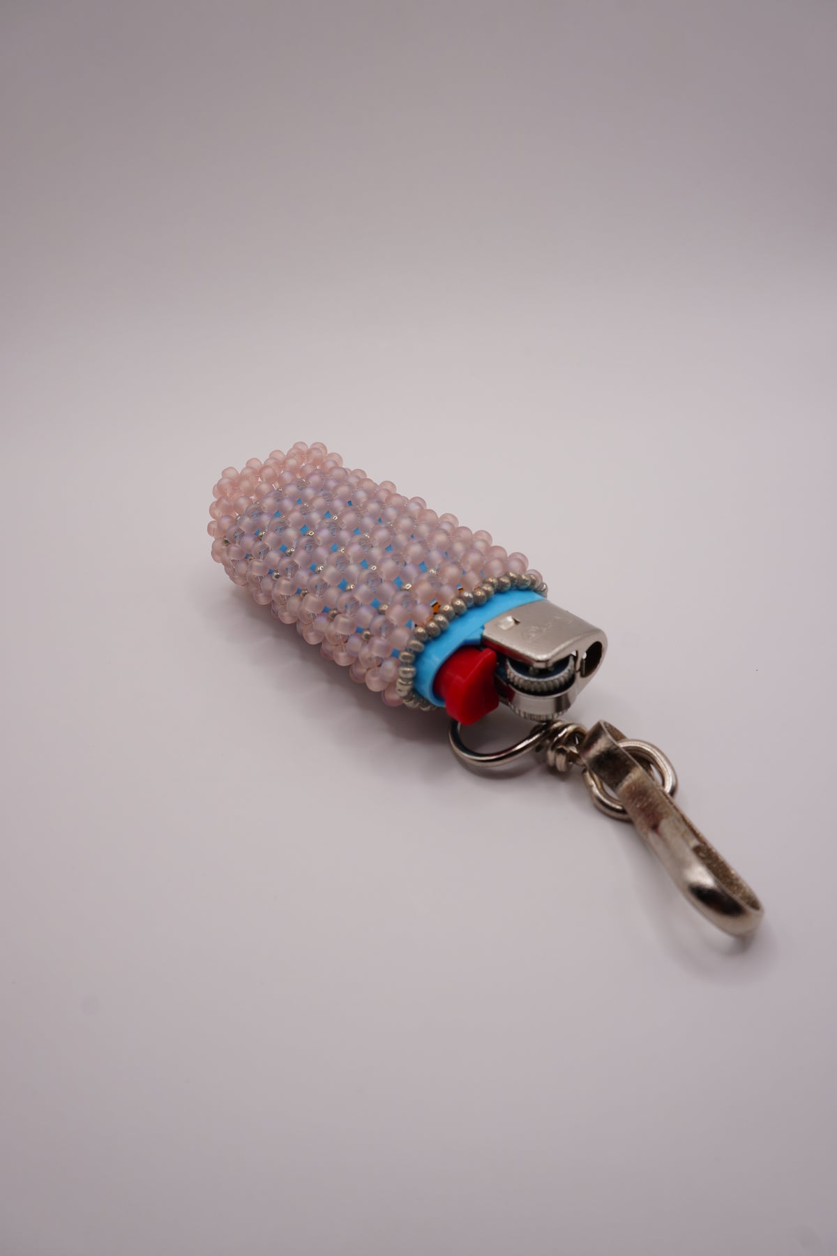 MINI Lighter holder (Matt light pink, Silver)