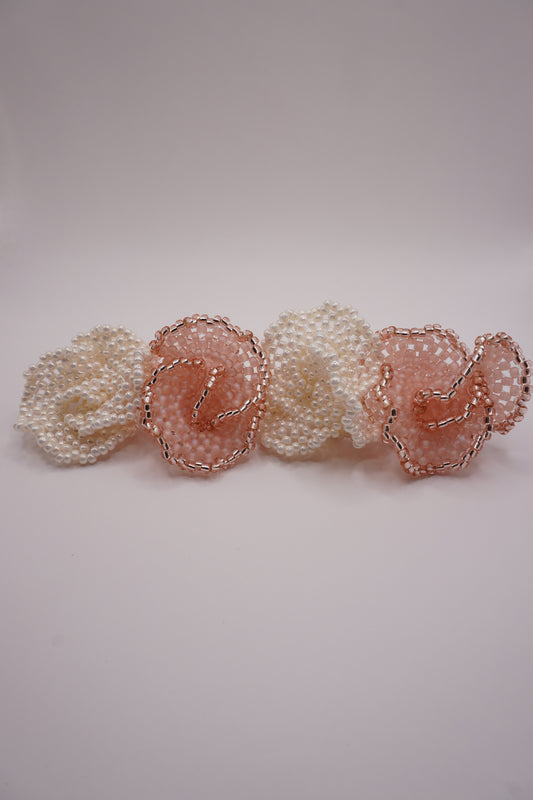Big flower earrings