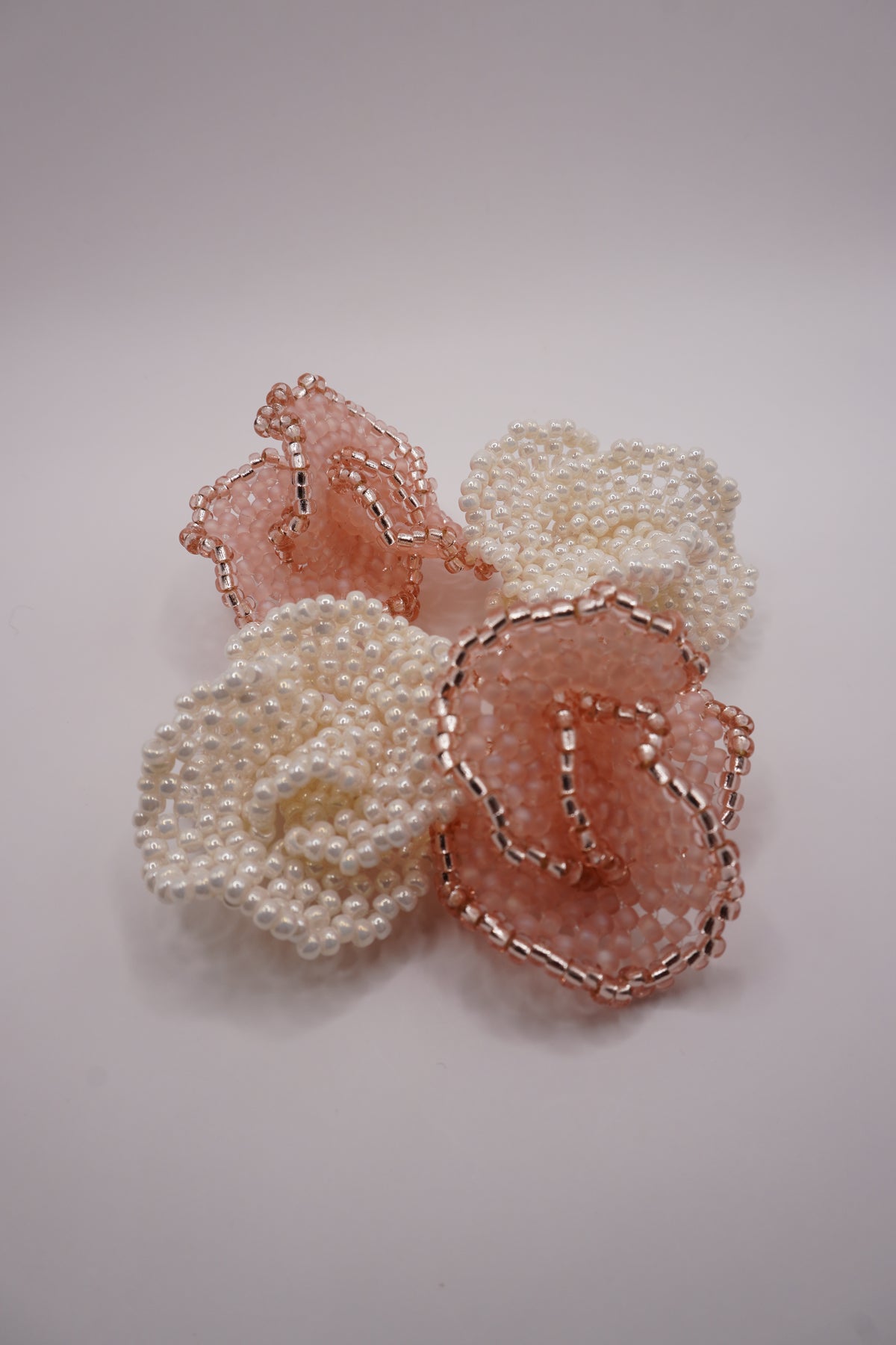 Big flower earrings