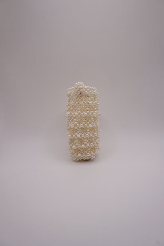 Big Lipstick holder with magnet (White, White dots)