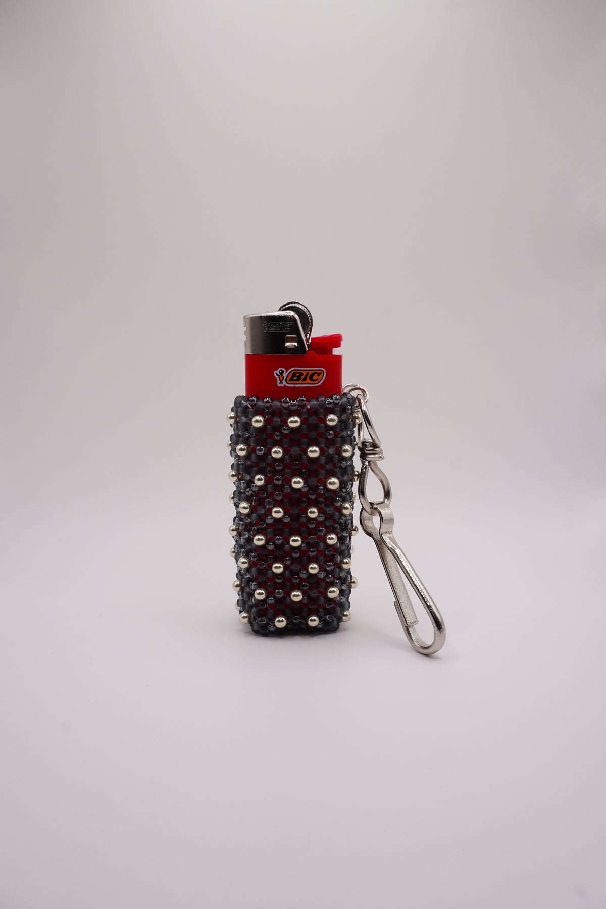 Lighter holder (Mix grey, Silver dots)