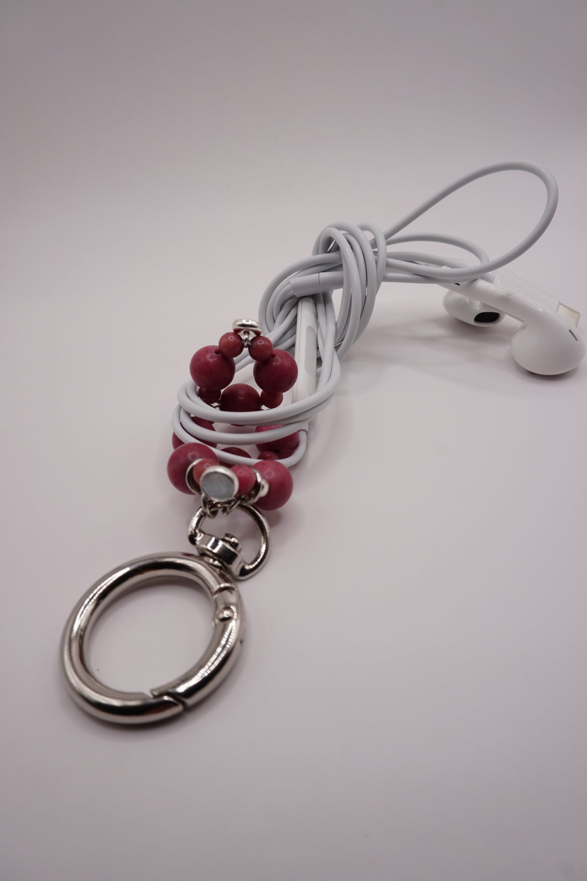 Wired earphone charm