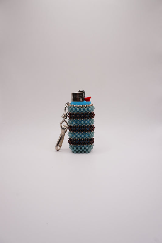 MINI Lighter holder (Brown, Dirty blue)