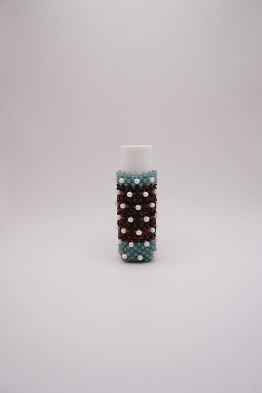 Medium Lipstick holder (Dark Brown, Dirty blue)