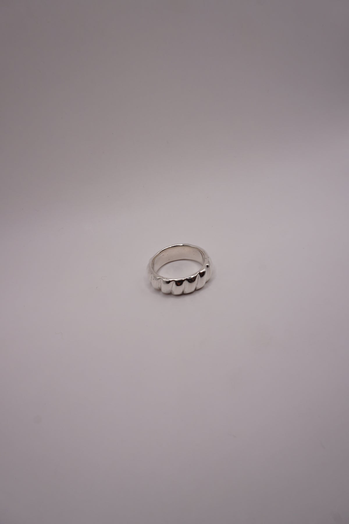 Chunky twisted ring