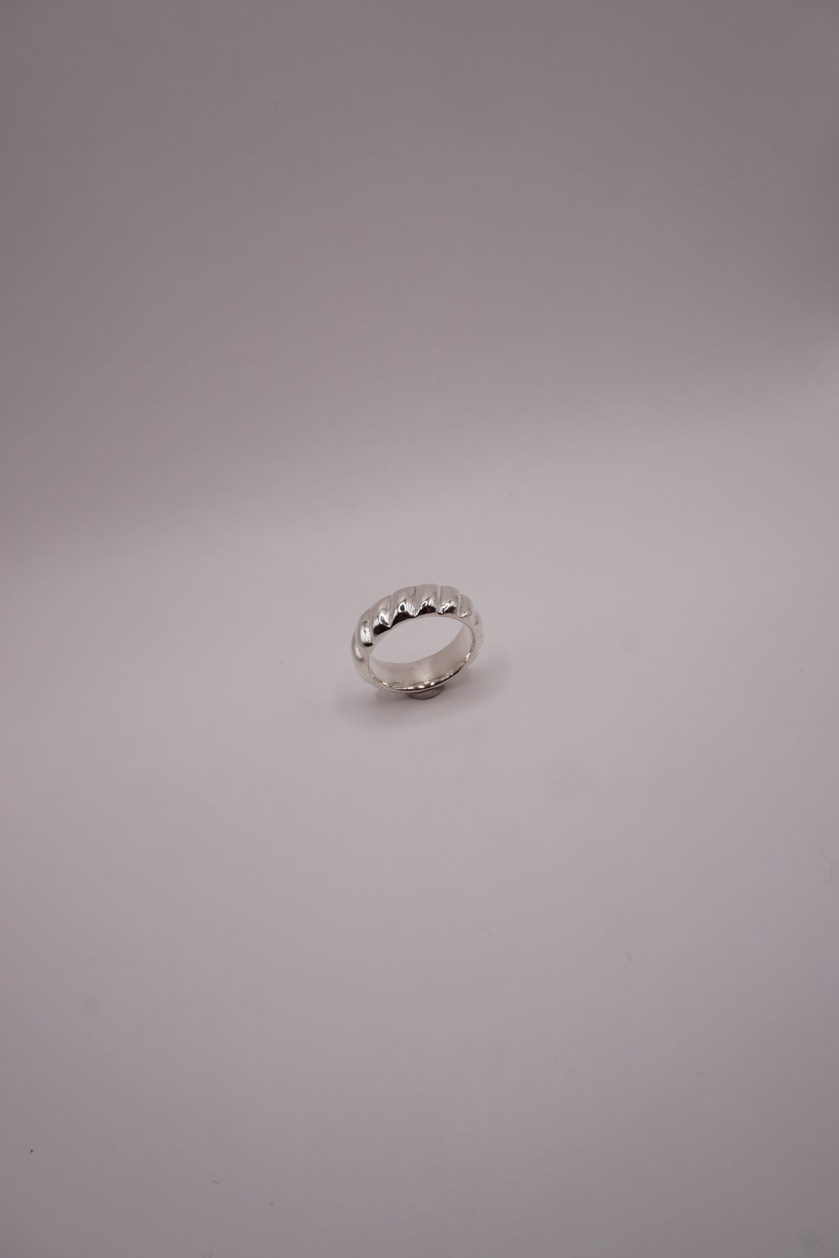 Chunky twisted ring