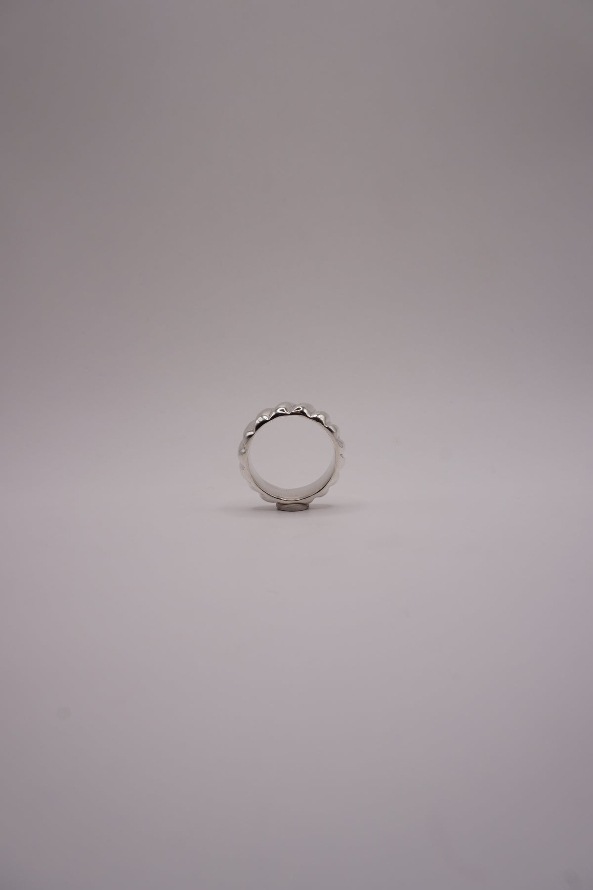 Chunky twisted ring