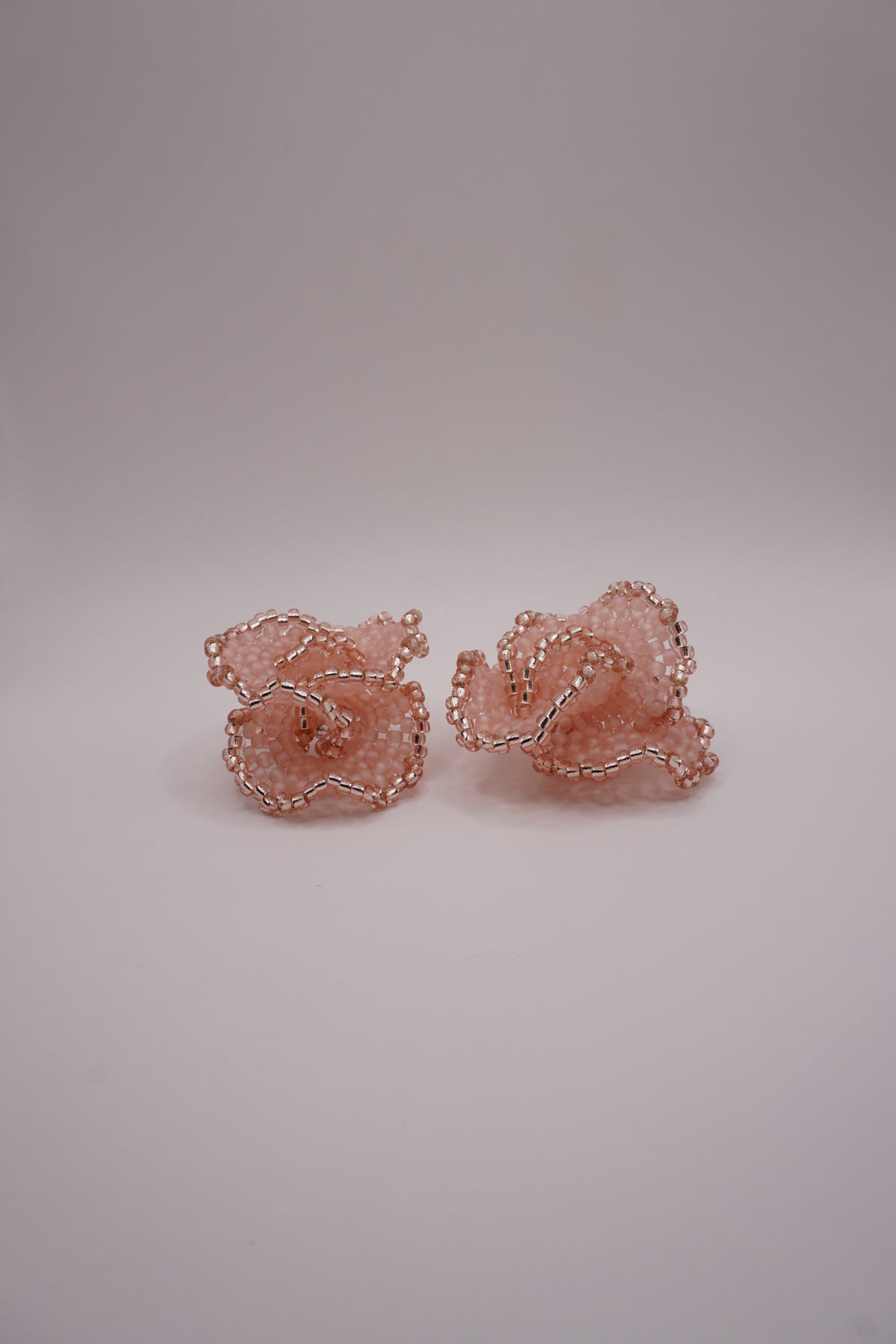 Big flower earrings